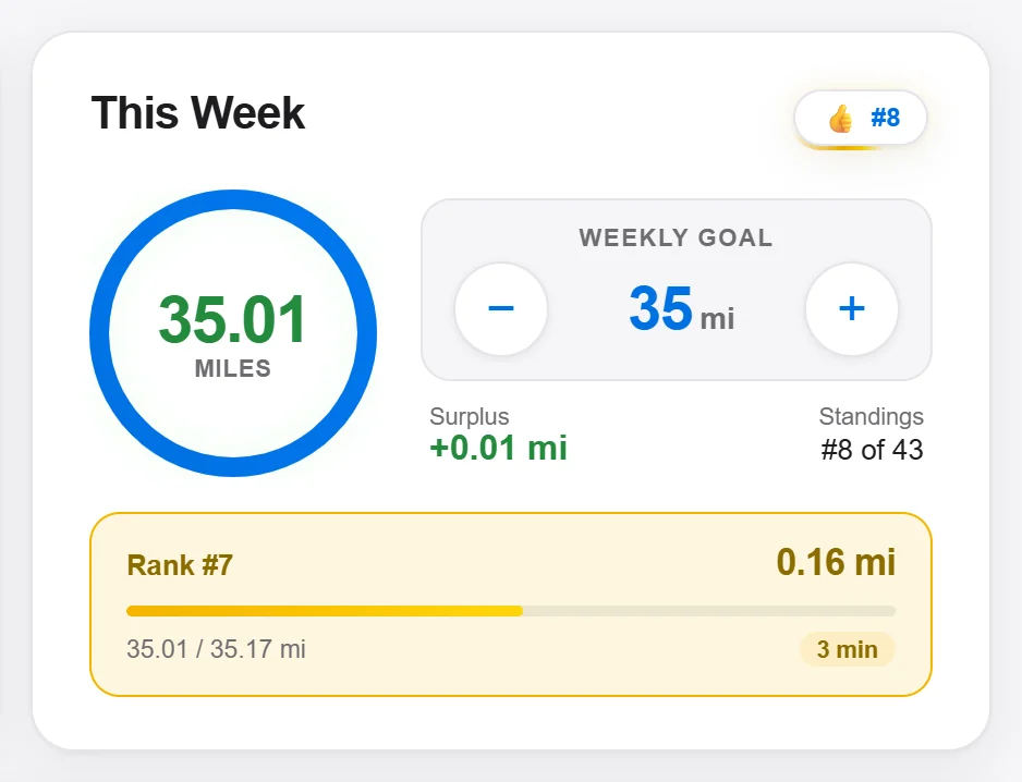 This Week, Monday to Sunday